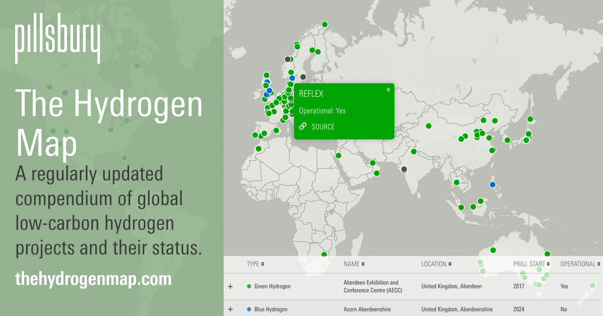 Hydrogen Pipelines Map